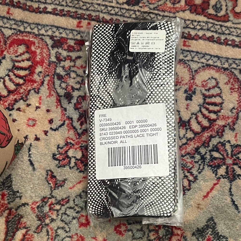 Free people black Lace Tights
